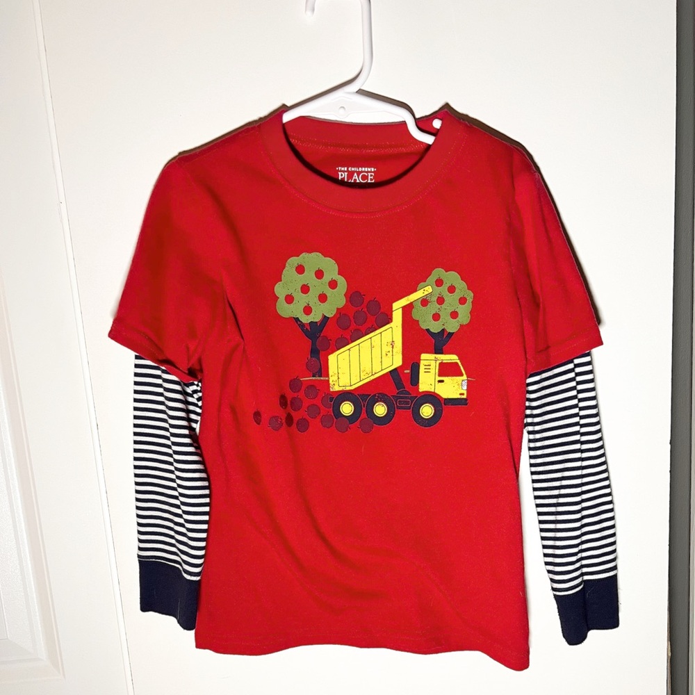 The Children's Place - Apple Dump Truck Long Sleeve Tshirt - 4T